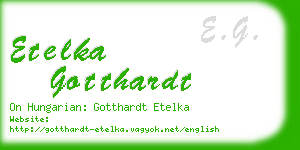 etelka gotthardt business card